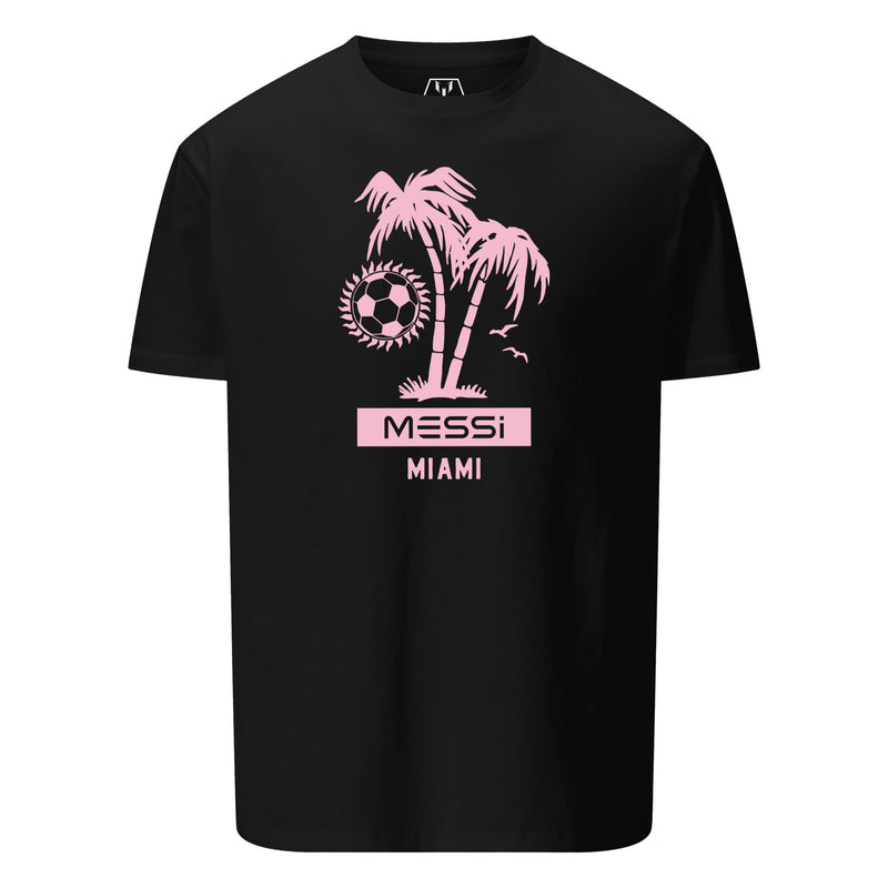 Messi Stencil Miami Palm Graphic Tee