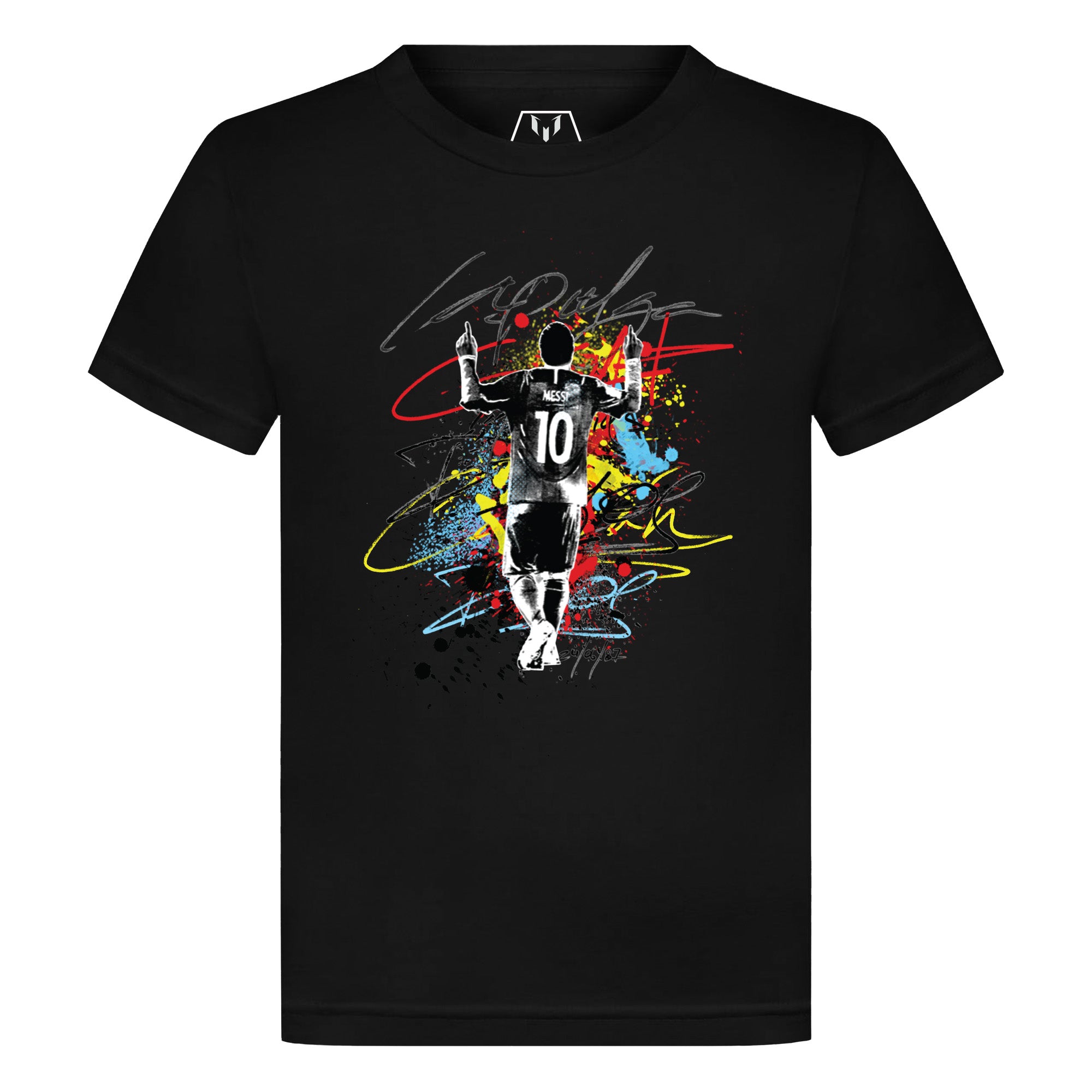 Camiseta Messi La Pulga Paint Splash - para Niños