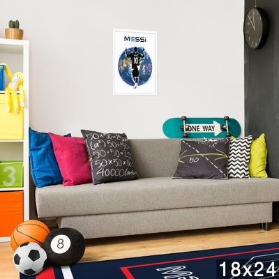 World Messi Kid's Framed Poster