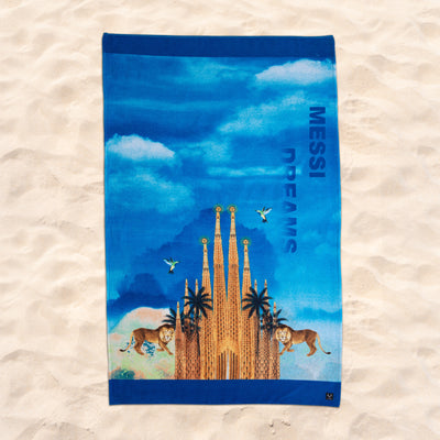 Messi Dream Print Kid's Beach Towel