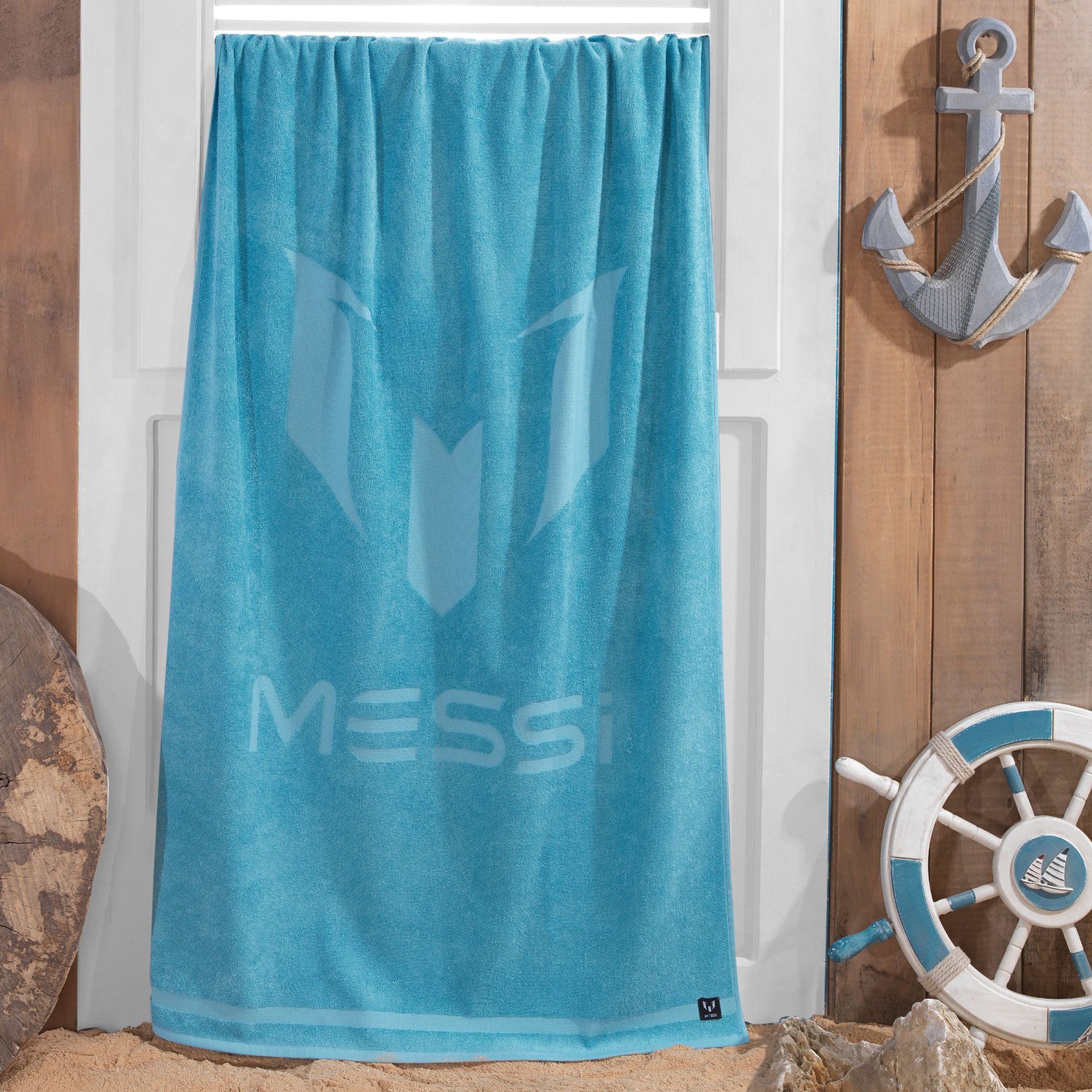 Messi Tonal Logo Kid's Beach Towel