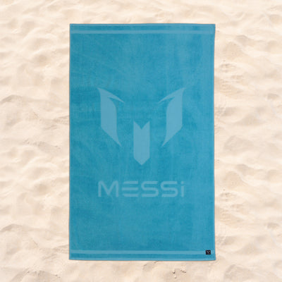 Toalla de Playa con Logotipo Messi Tonal