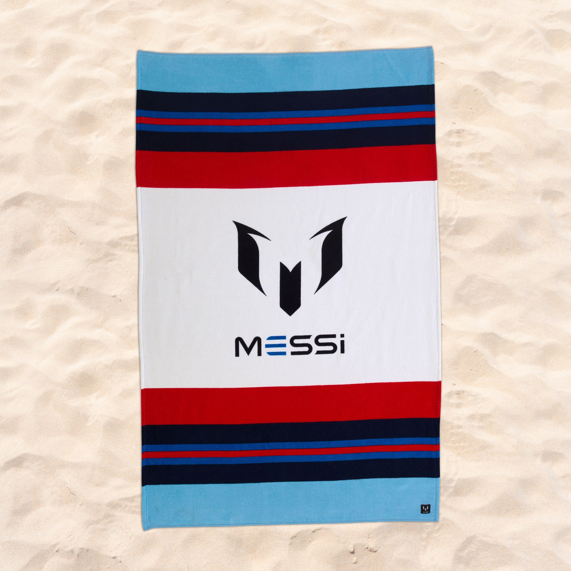 Toalla de Playa Diseño de Tiras Exclusivo Messi
