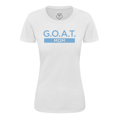 MAMÁ G.O.A.T. Camiseta Stencil de Mujer