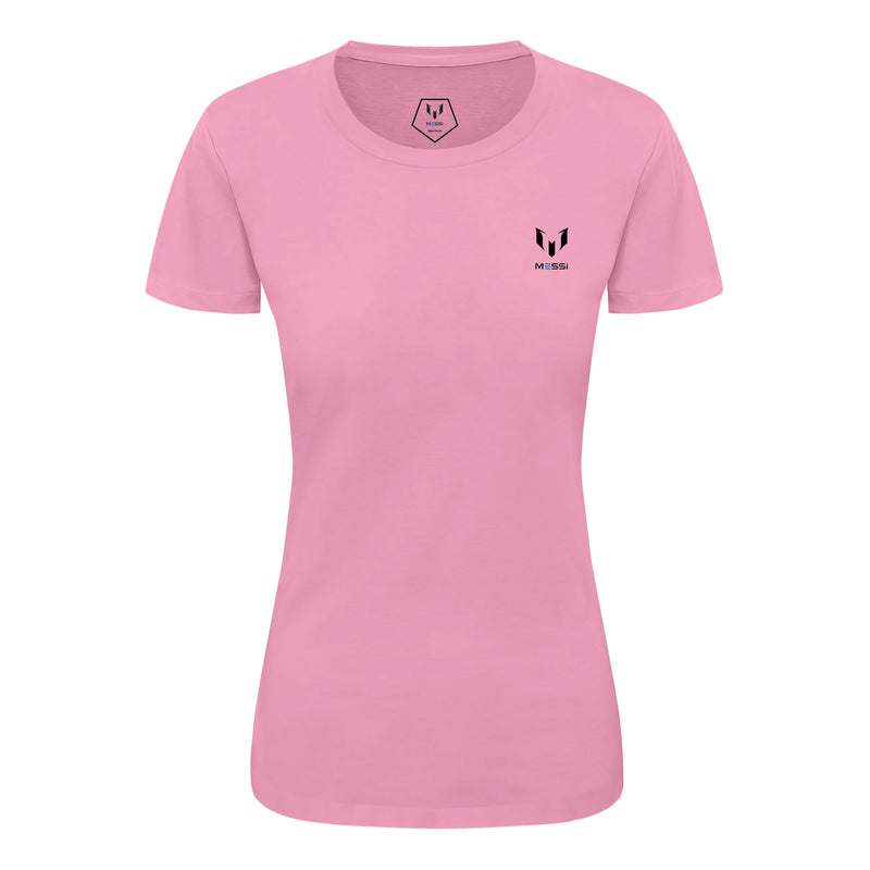 Camiseta de Mujer Rosa/Vibe Logo Messi
