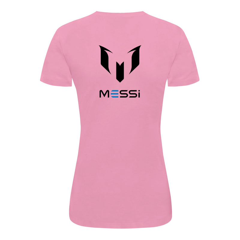 Camiseta de Mujer Rosa/Vibe Logo Messi