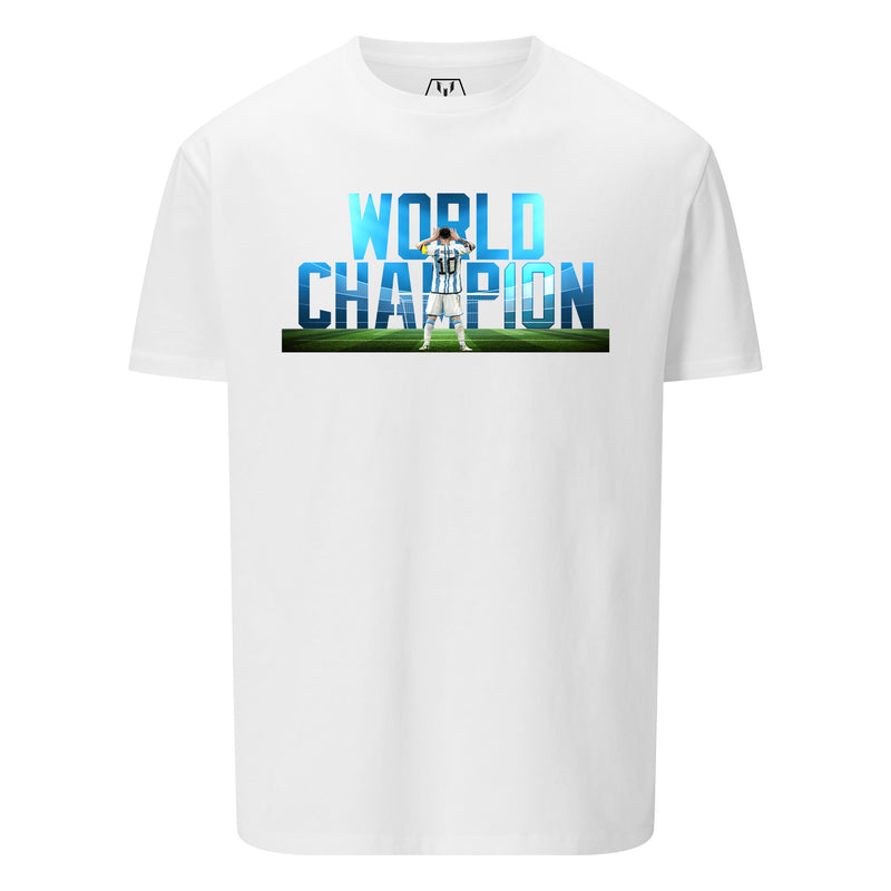 Camiseta gráfica Messi Campeón del Mundo