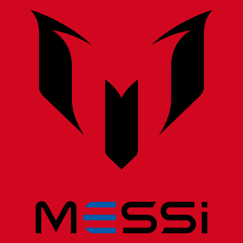 Camiseta Estampada Messi M de Manga Larga