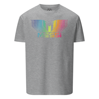 Messi Rainbow Gradation Logo T-Shirt