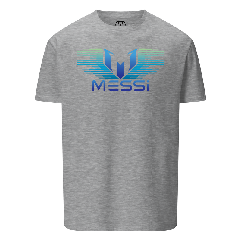 Messi Blue Green Gradation Graphic T-Shirt