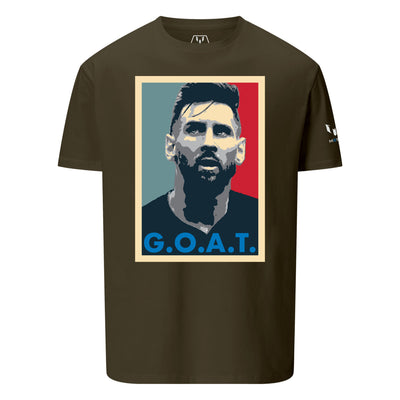 Messi Face of G.O.A.T. Graphic T-Shirt