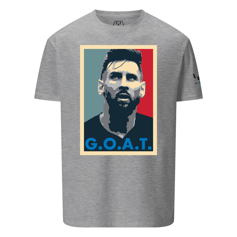 Camiseta Estampada Messi Retrato G.O.A.T (LMG001)