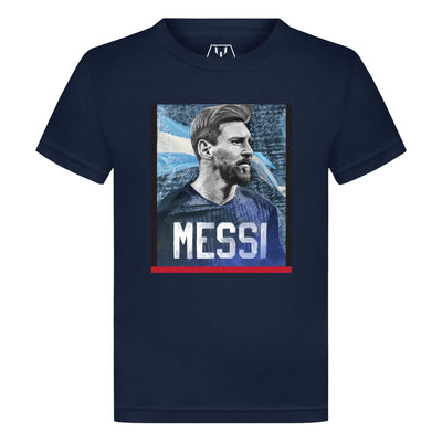 Iconic Messi Portrait Kid's Graphic T-Shirt