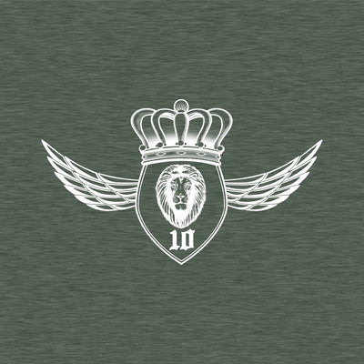 Camiseta Estampada Escudo de Leon con Alas