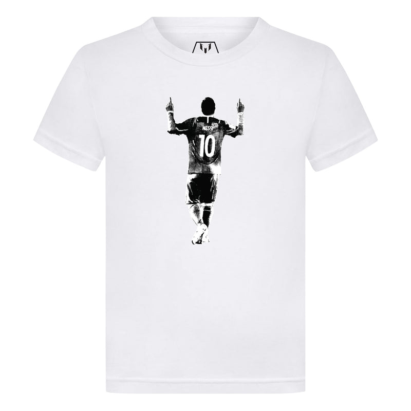 Camiseta Silueta de Messi para niños