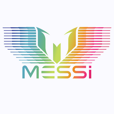 Messi Rainbow Gradation Logo Kid's T-Shirt