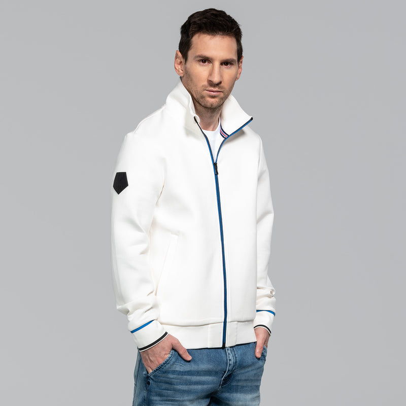 Messi Signature Cuff Track Jacket - Off White